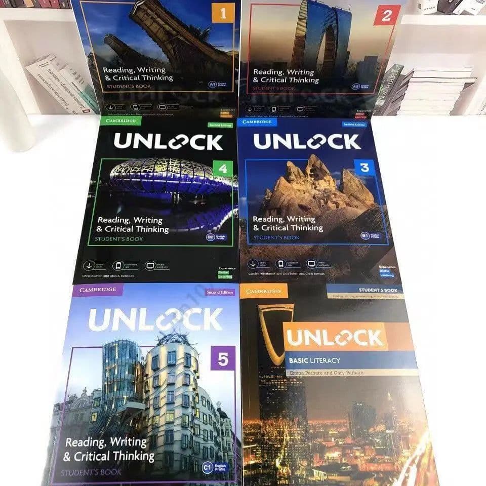 image-12 Volumes of Cambridge English Textbook Unlock Second Edition Reading Edition F/1/2/3/4/5 Full Set Study English Book