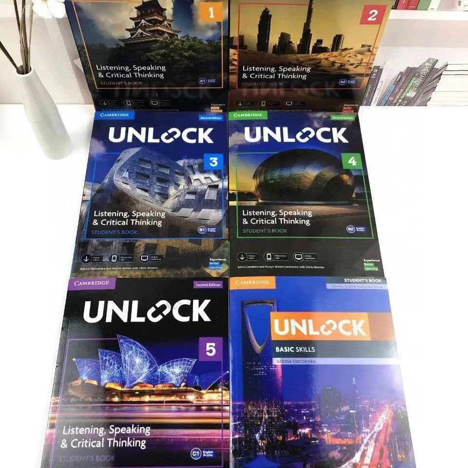 image-12 Volumes of Cambridge English Textbook Unlock Second Edition Reading Edition F/1/2/3/4/5 Full Set Study English Book