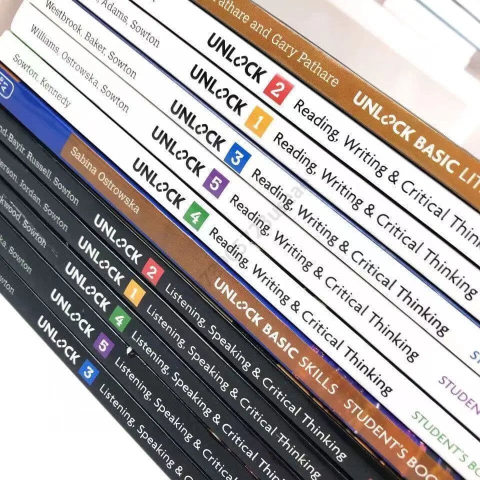image-12 Volumes of Cambridge English Textbook Unlock Second Edition Reading Edition F/1/2/3/4/5 Full Set Study English Book