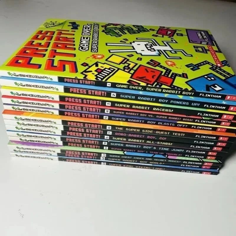 image-13 Books/set English Press Start!Super Rabbit Boy Reading Edition Scholastic Branches Children Cartoon for Kid Book