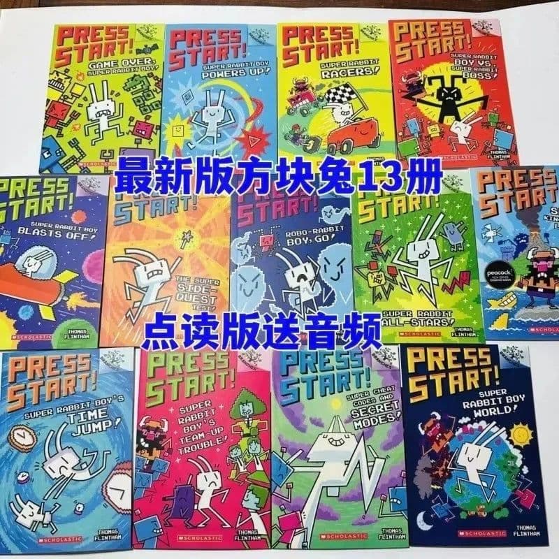 image-13 Books/set English Press Start!Super Rabbit Boy Reading Edition Scholastic Branches Children Cartoon for Kid Book