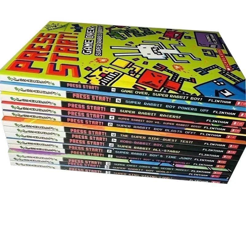 image-13 Books/set English Press Start!Super Rabbit Boy Reading Edition Scholastic Branches Children Cartoon for Kid Book