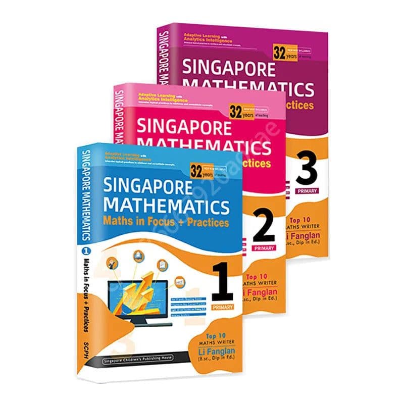 image-Singapore Primary School 1-3 Grade Mathematics Textbook Children's Mathematics Book Singapore Primary School Mathematics Book