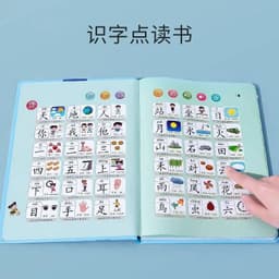 image-Chinese&English Point Reading Pen Children's Early Teaching Bilingual Education Enlightenment Wall Chart Toy Story Books