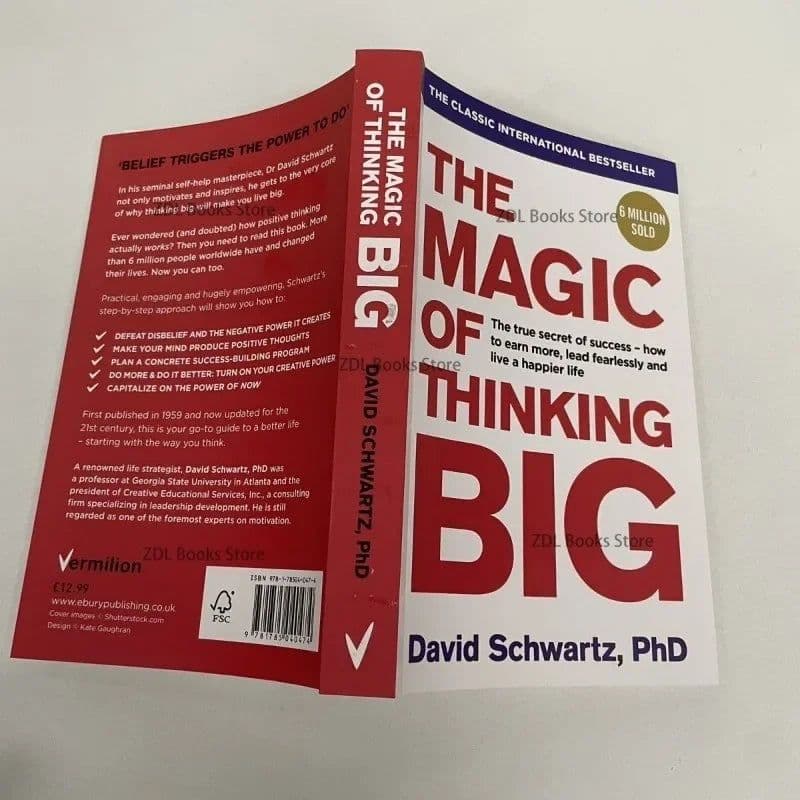 image-The Magic of Thinking Big The True Secret of Success Paperback Book in English