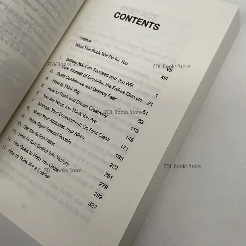 image-The Magic of Thinking Big The True Secret of Success Paperback Book in English