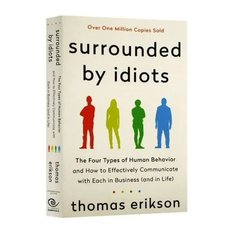 image-The Ultimate Guide to Human Behavior: Surrounded By Idiots (English Novel) by Thomas Erikson - A Must-Read Book on Languages