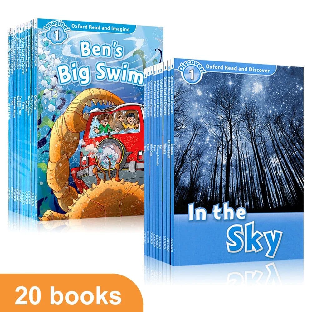 image-Oxford Read and Discover Level 1 In English Reading Learing Helping Child To Read Story Picture Books for Kids 20 Books/set