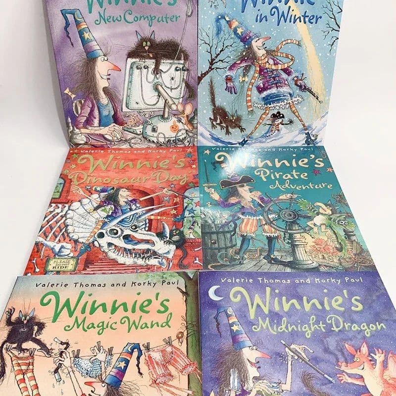 image-Random 3 volumes of English picture book "Winnie The Witch" English story book children's early education children's read books