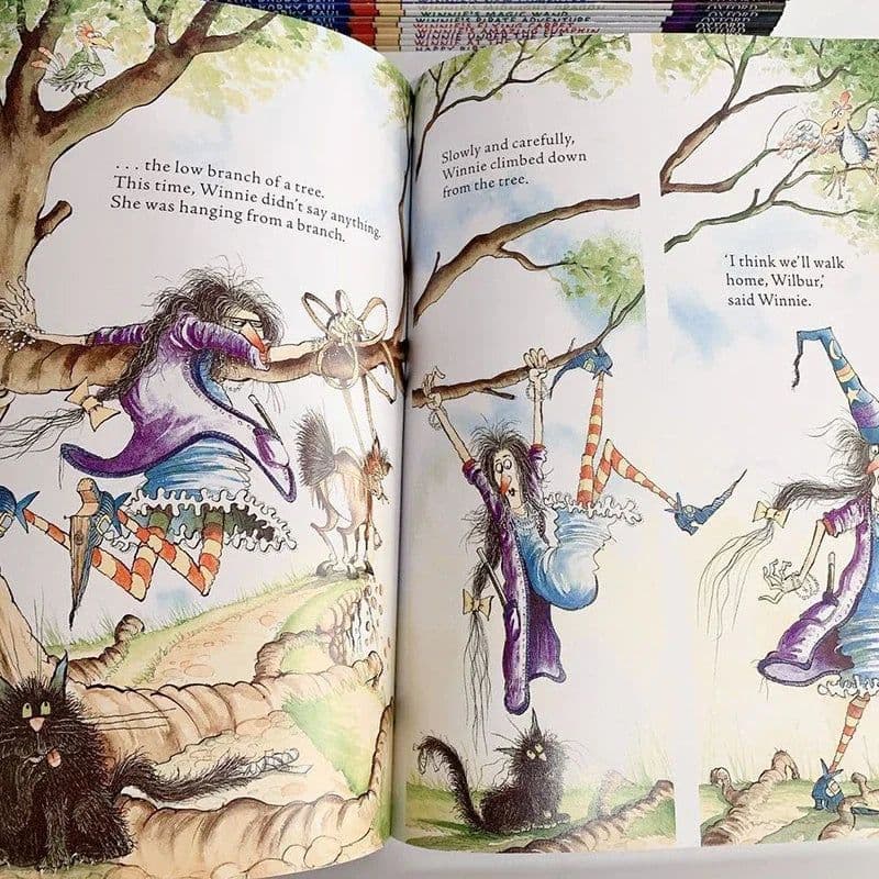 image-Random 3 volumes of English picture book "Winnie The Witch" English story book children's early education children's read books