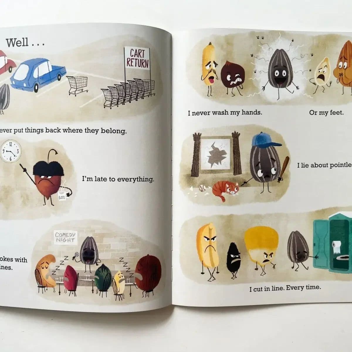 image-6 Books The Smart Cookie Bad Seed Good Egg Couch Potato Cool Bean English Picture Book Storybook Children Education Kids Reading