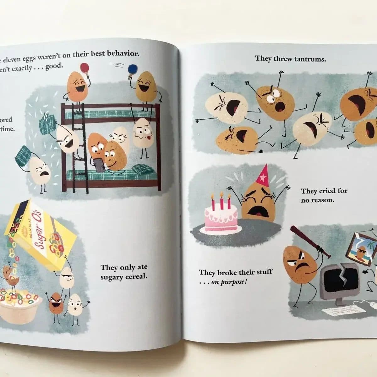 image-6 Books The Smart Cookie Bad Seed Good Egg Couch Potato Cool Bean English Picture Book Storybook Children Education Kids Reading