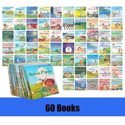 image-40/60 Books/set English Set Words Learning Picture Book for Children Enlightenment of Early Childhood Kids Preschool Pocket Book