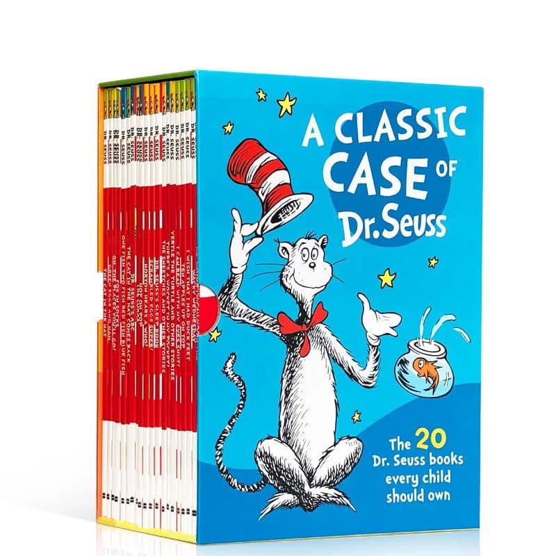 image-5 Books/Set A Classic Case of Dr. Seuss Children Fun Interesting English Picture Story Book 3-11 Years Kids Learning Toys