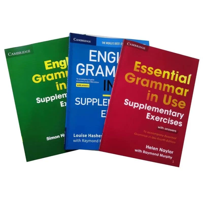 image-Cambridge Basic Intermediate Advanced English Essential Grammar in Use Supplementary Exercises English Grammar Books