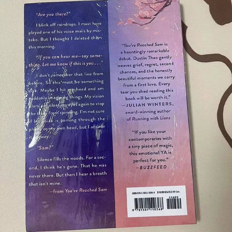 image-You've Reached Sam By Dustin Thao A Novel New York Times Bestseller Story Book