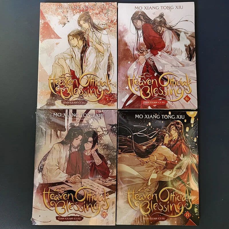 image-Vol.1-8 Tian Guan Ci Fu manga books in English Novel heaven official's blessings book Comic Book 1/2/4 book optionall
