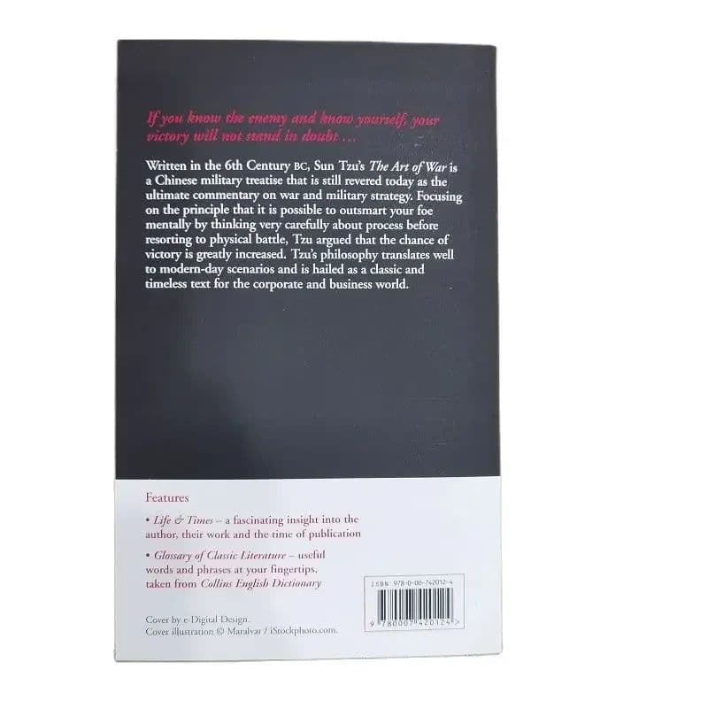 image-Sun Tzu The Art Of War English Original Book Sun Zi Bing Fa Chinese Ancient Military Books Libros Livros