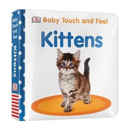 image-DK Baby Touch and Feel Animals Board Book English Picture Story Books Children's English Enlightenment Cognitive Cardboard Book