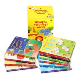image-10Pcs/Set English Books Usborne Very First Words Hardcover Board Book Children's Enlightenment Educational Toy Picture Textbook