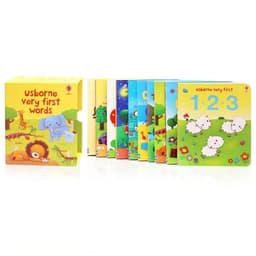 image-10Pcs/Set English Books Usborne Very First Words Hardcover Board Book Children's Enlightenment Educational Toy Picture Textbook