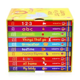 image-10Pcs/Set English Books Usborne Very First Words Hardcover Board Book Children's Enlightenment Educational Toy Picture Textbook