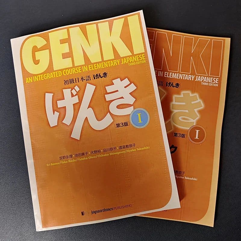 image-Genki 3rd Edition learn japanese Textbook workbook answer An Integrated Course In Elementary Japanese and english Learning Book