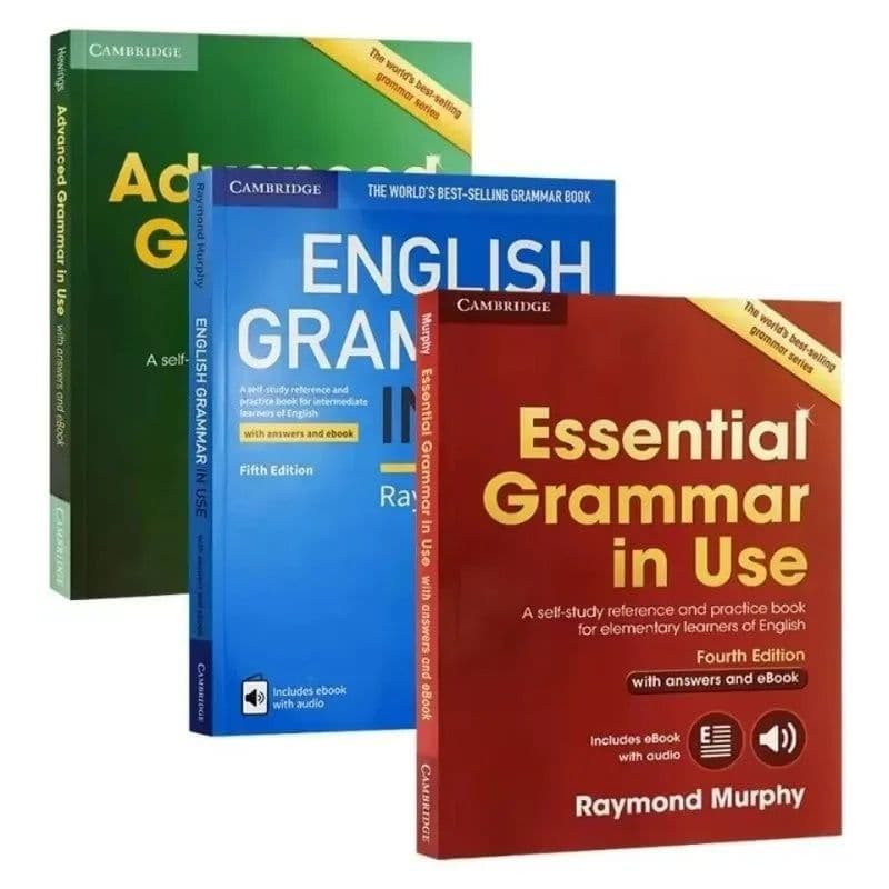 image-3books Cambridge Elementary English Grammar Advanced Essential English Grammar In Use English Test Preparation Professional Book