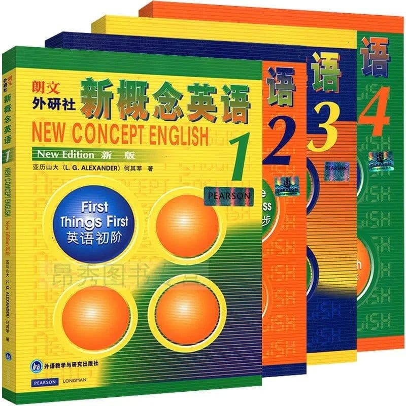 image-4 Books/Set New Concept English 1-4 Textbook Full Solution New Concept Textbook Self-Study of Zero Basis for Students English