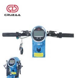 image-The Limited Edition Cruzaa Electric Scooter - 45km Range & 35kmh Top Speed Cruzaa Built in Bluetooth & Speakers +USB - Denim Blue