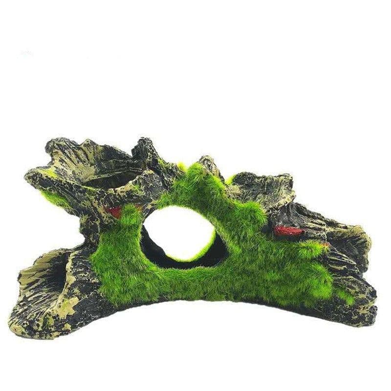 image-Aquarium resin sink wood fish tank landscaping decoration