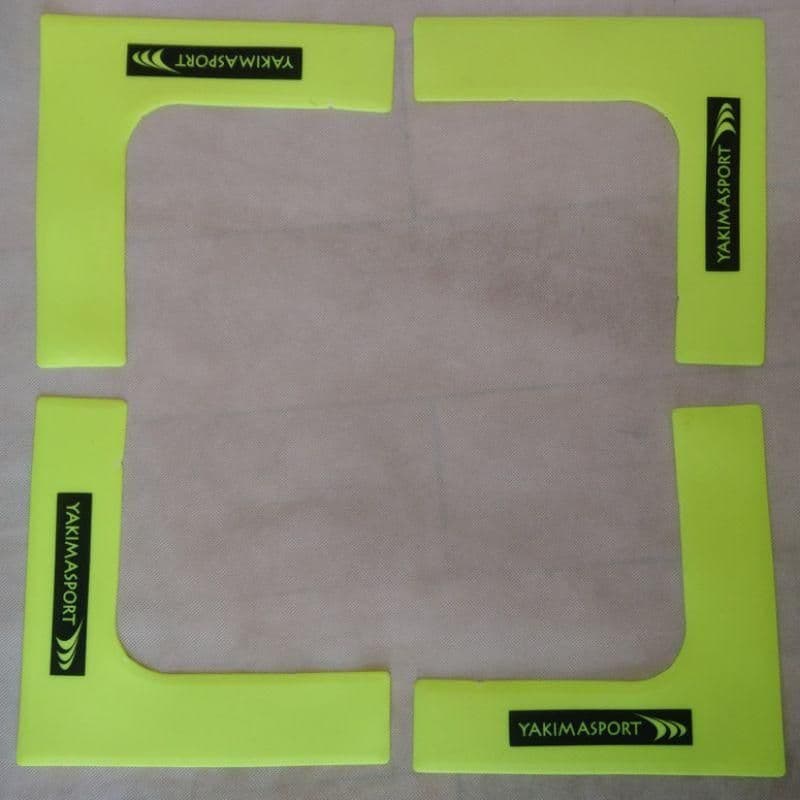 image-Field markers, flat corners, set of 4, Yakimasport 100327