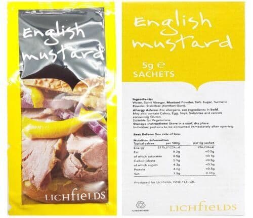 image-Lichfields Single Individual Sauce Sachets Portion Essential Condiment Mini Pack