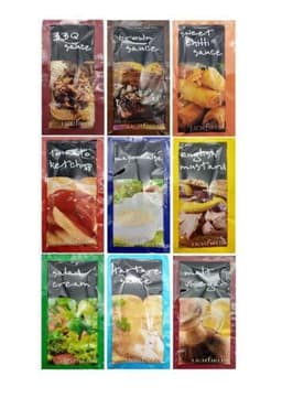 image-Lichfields Single Individual Sauce Sachets Portion Essential Condiment Mini Pack