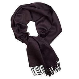 image-Great Natural Alpaca 100% baby alpaca scarf black color