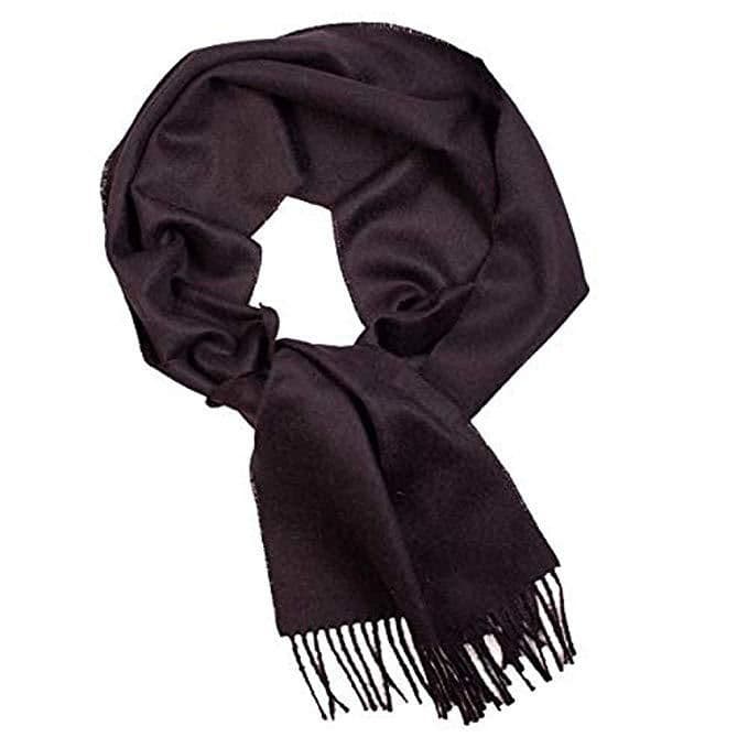 image-Great Natural Alpaca 100% baby alpaca scarf black color