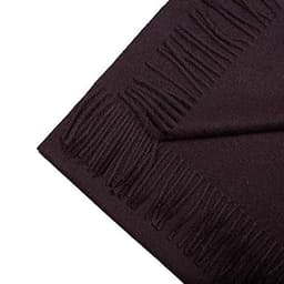 image-Great Natural Alpaca 100% baby alpaca scarf black color