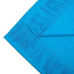 image-Great Natural Alpaca 100% baby alpaca scarf, blue colour
