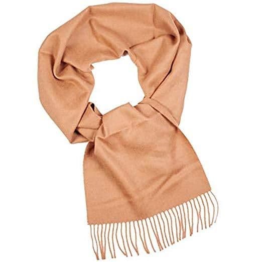 image-Great Natural Alpaca 100% baby alpaca scarf, camel color