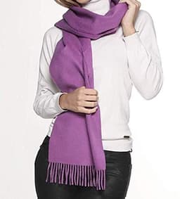 image-Great Natural Alpaca 100% Baby Alpaca scarf purple colour