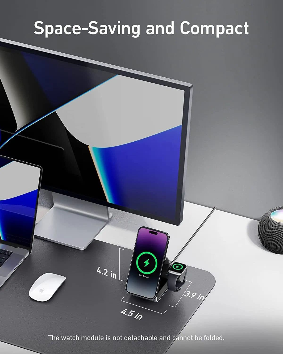 image-MagGo Charger 3-in-1 Station Wireless Charger MagSafe Charger with