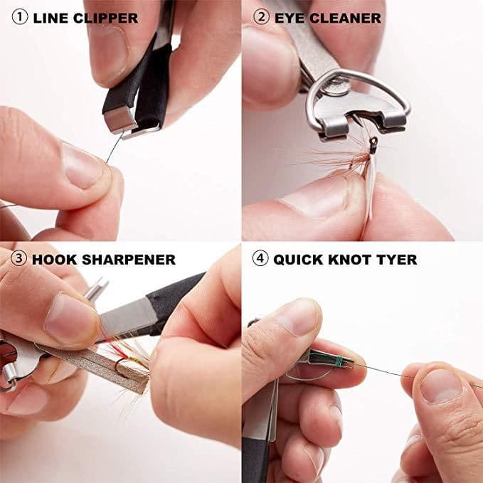 image-Outdoor Fishing Supplies - Pliers & Line Tool Set - Fishing Gear Accessories