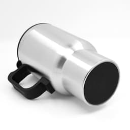 image-Stainless Steel Vehicle Heating Cup Electric Heating Car Kettle Camping Travel Kettle Water Coffee Milk Thermal Mug