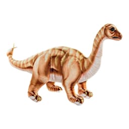 image-Fluffy toy DKD Home Decor Brown Aluminium Children's Dinosaur
