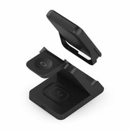 image-Cordless Charger Aisens USB-C 4IN1 15WACCS Black 15 W 50 W