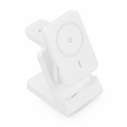 image-Cordless Charger Aisens 4IN1 15WACCS White
