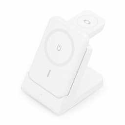 image-Cordless Charger Aisens 4IN1 15WACCS White