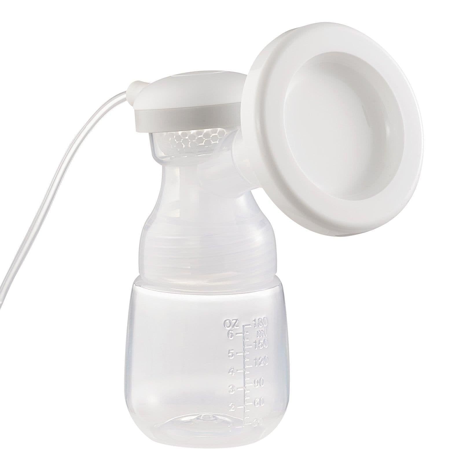 image-VEVOR Breast Pump, Single/Double Adjustable Electric Breast Pumps, 4 Modes & 9/15 Levels, Reciprocating Piston Pumps, 4000mAH Anti-Backflow Breastfeeding Pump with 300mmHg High Suction, 18/22mm Flange