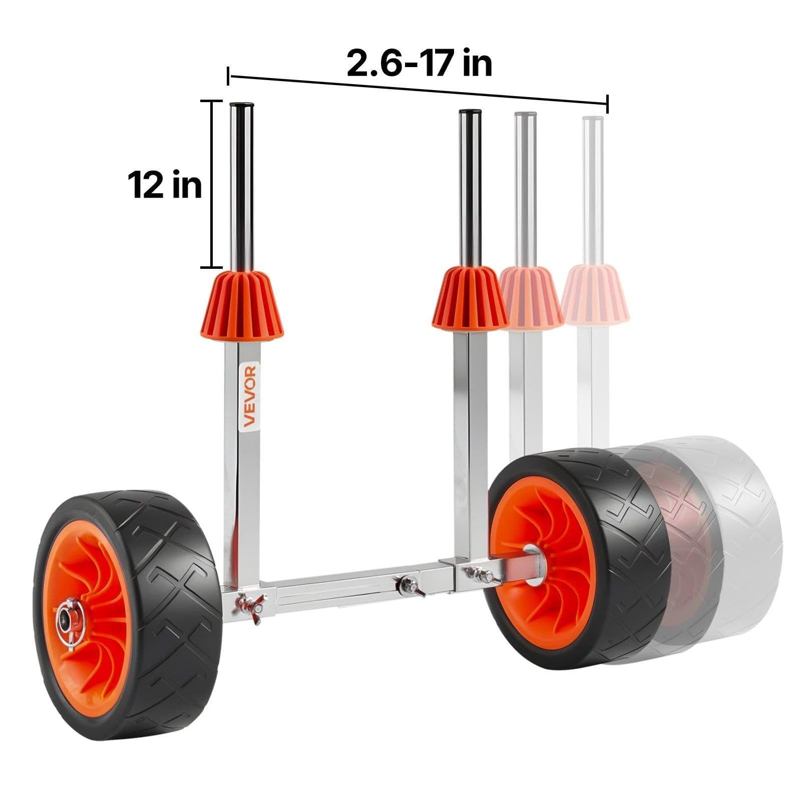 image-VEVOR Kayak Cart - 250 lbs Capacity Stainless Steel Dolly