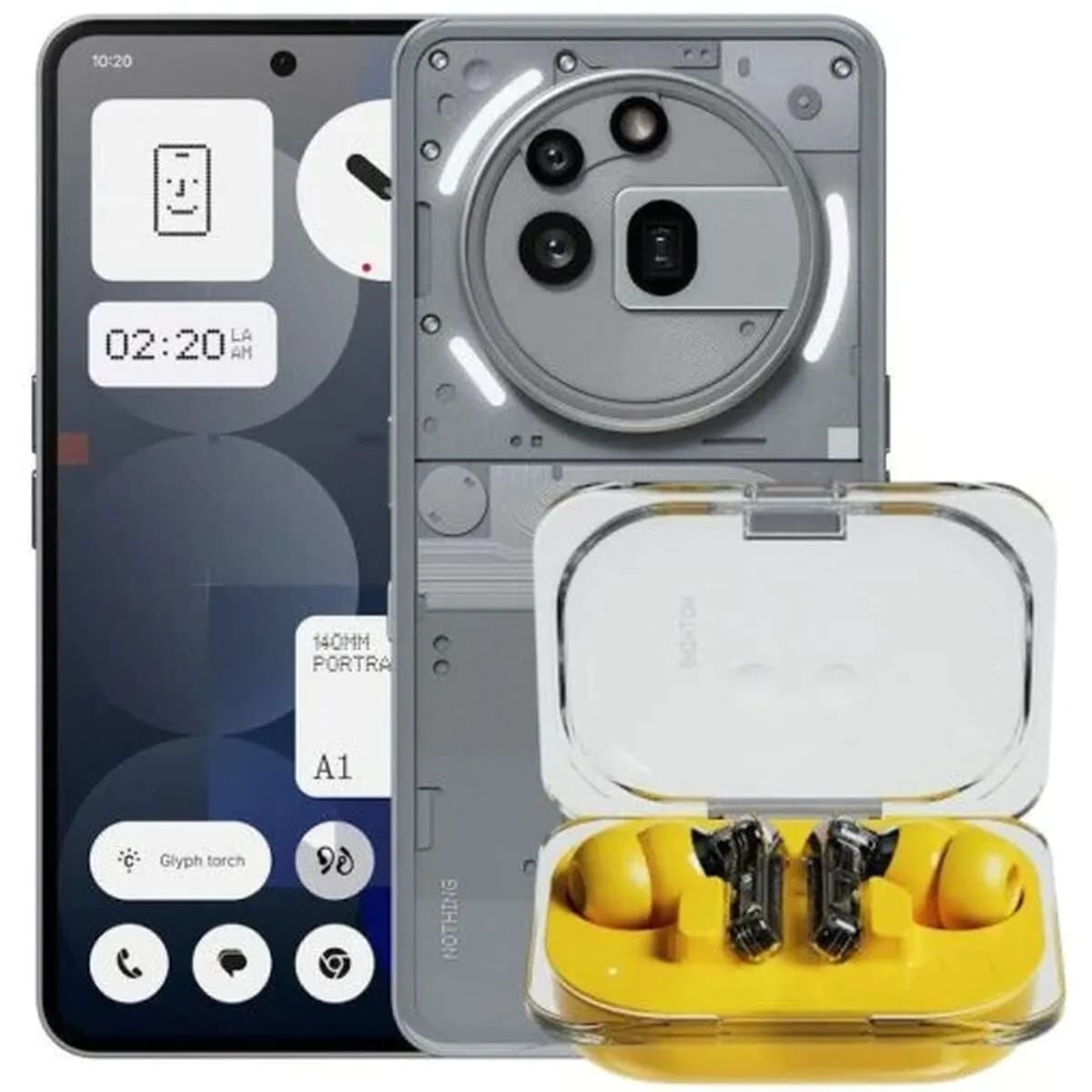 image-Smartphone Nothing A10400167-BUNDLE2 12 GB RAM 256 GB Yellow Grey